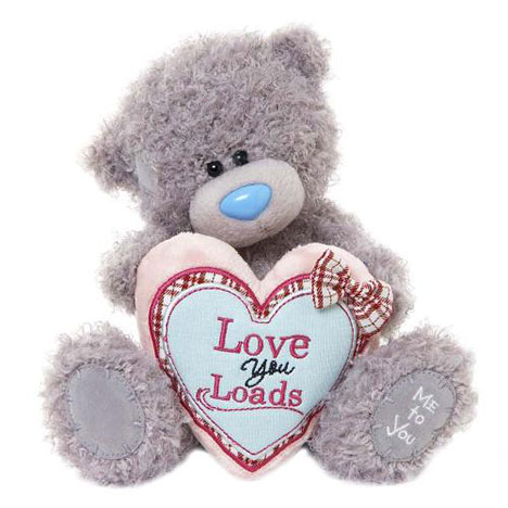 8" Love You Loads Padded Heart Me to You Bear £15.00